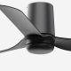 Lustre cu ventilator - Ventilator tavan cu telecomanda PUNT TUB S negru