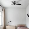 Ventilator tavan smart sistem TUYA si telecomanda PUNT TUB S negru
