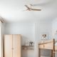 Lustre cu ventilator - Ventilator tavan cu telecomanda PUNT TUB S alb/artar