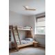 Lustre cu ventilator - Ventilator tavan cu telecomanda PUNT TUB S alb/artar