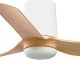 Lustre cu ventilator - Ventilator tavan cu telecomanda PUNT TUB S alb/artar