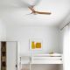 Ventilator tavan smart sistem TUYA si telecomanda PUNT TUB S alb/artar