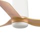 Lustre cu ventilator - Ventilator tavan smart sistem TUYA si telecomanda PUNT TUB S alb/artar