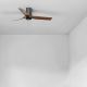 Lustre cu ventilator - Ventilator tavan cu telecomanda PUNT TUB S negru/nuc
