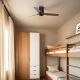 Lustre cu ventilator - Ventilator tavan smart sistem TUYA si telecomanda PUNT TUB S negru/nuc