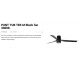 Lustre cu ventilator - Lustra cu Ventilator tavan si telecomanda PUNT TUB M TEK negru 3000K