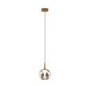 Pendul LED design decorativ ANDROMEDA auriu/crom