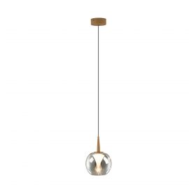 Pendul LED design decorativ ANDROMEDA auriu/crom