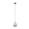 Pendul LED design decorativ ANDROMEDA auriu/crom