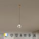 Pendule, Lustre suspendate - Pendul LED design decorativ ANDROMEDA auriu/crom