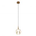 Pendul LED design decorativ ANDROMEDA auriu/bronz