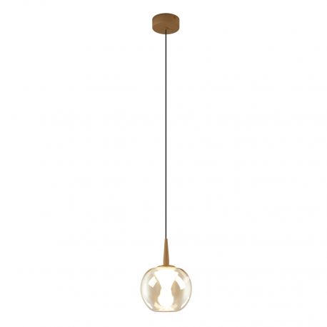 Pendule, Lustre suspendate - Pendul LED design decorativ ANDROMEDA auriu/bronz