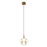 Pendul LED design decorativ ANDROMEDA auriu/bronz