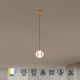 Pendule, Lustre suspendate - Pendul LED design decorativ ANDROMEDA auriu/bronz