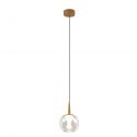 Pendul LED design decorativ ANDROMEDA auriu/clar