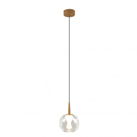 Pendule, Lustre suspendate - Pendul LED design decorativ ANDROMEDA auriu/clar