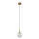 Pendule, Lustre suspendate - Pendul LED design decorativ ANDROMEDA auriu/clar