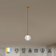 Pendule, Lustre suspendate - Pendul LED design decorativ ANDROMEDA auriu/clar