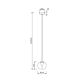 Pendule, Lustre suspendate - Pendul LED design decorativ ANDROMEDA auriu/clar