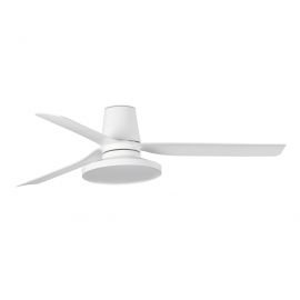 Lustre cu ventilator - Lustra cu Ventilator tavan si telecomanda PUNT TUB M TAK alb 3000K