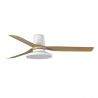 Lustra cu Ventilator tavan si telecomanda PUNT TUB M TAK alb/artar 4000K