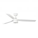 Lustra cu Ventilator si telecomanda PUNT TEK M alb 4000K