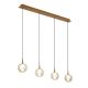 Pendule, Lustre suspendate - Lustra LED suspendata design decorativ ANDROMEDA auriu