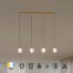 Pendule, Lustre suspendate - Lustra LED suspendata design decorativ ANDROMEDA auriu