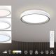 Plafoniere - Plafoniera LED cu telecomanda VERONA gri 38cm
