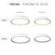 Plafoniere - Plafoniera LED cu telecomanda VERONA aurie 38cm