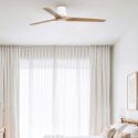 Ventilator tavan cu telecomanda HEYWOOD TUB L alb/pin