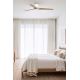 Lustre cu ventilator - Ventilator tavan cu telecomanda HEYWOOD TUB L alb/pin