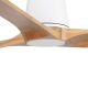 Lustre cu ventilator - Ventilator tavan cu telecomanda HEYWOOD TUB L alb/pin