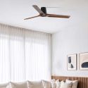Ventilator tavan smart sistem TUYA si telecomanda HEYWOOD TUB L negru/nuc