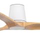 Lustre cu ventilator - Ventilator tavan cu telecomanda HEYWOOD TUB S alb/pin
