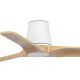 Lustre cu ventilator - Ventilator tavan smart sistem TUYA si telecomanda HEYWOOD TUB S alb/pin