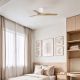 Lustre cu ventilator - Ventilator tavan smart sistem TUYA si telecomanda HEYWOOD TUB S alb/pin