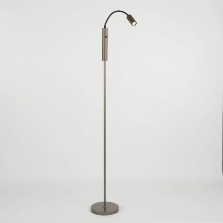 Lampadare - Lampa de podea cu spot mini GU10 Ciara bronz