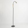Lampa de podea cu spot mini GU10 Ciara negru, auriu
