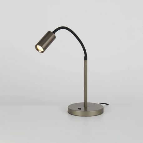 Lampi birou - Lampa de masa cu spot mini GU10 Ciara bronz