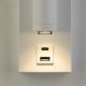 Aplice cu Spot - Aplica cu spot directionabil Marlow USB, alb