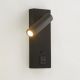 Aplice cu Spot - Aplica cu spot directionabil Marlow USB, negru