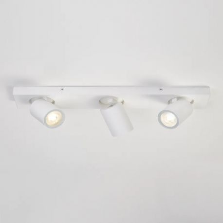 Iluminat pentru baie - Plafoniera baie cu 3 spoturi directionabile Selene Bar, alba