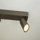 Plafoniere cu spoturi, Spoturi aplicate - Plafoniera cu 2 spoturi directionabile Moon, bronz