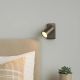 Aplice cu Spot - Aplica perete cu 1 spot directionabil Moon Round, bronz