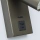 Aplice cu Spot - Aplica perete cu 1 spot directionabil Moon USB Switc, bronz