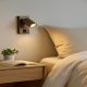 Aplice cu Spot - Aplica perete cu 1 spot directionabil Moon USB Switc, bronz