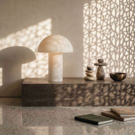 Veioze - Veioza/Lampa de masa decorativa ghips Masu