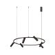 Pendule, Lustre suspendate - Lustra LED suspendata moderna Senta negru
