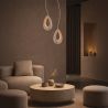 Lustra/Pendul design decorativ GIVA pink bej